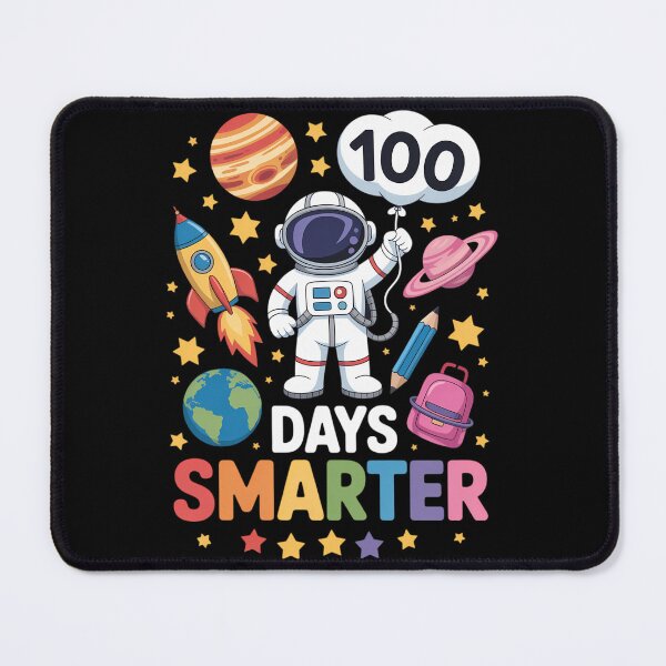 Item preview, 100 Days Smarter 100th Day of School Astronaut Space designed and sold by TyraYoung.