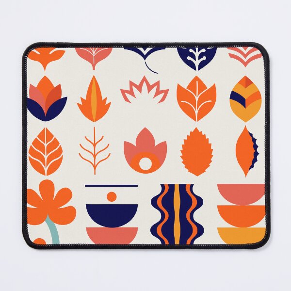 Item preview, Mid Century Modern Botanical Set | Abstract Leaves Collection | Retro Minimalist Wall Art designed and sold by zenarty design.