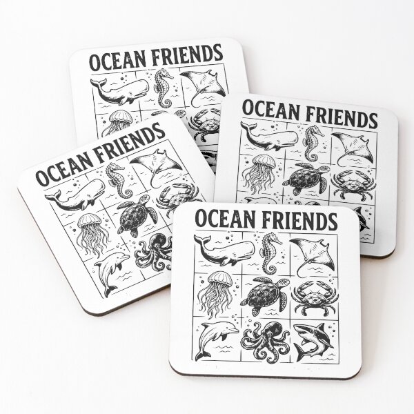 Item preview, Ocean Friends Design, Cute Sea Animal Gift, Underwater Classroom designed and sold by AsturShop.