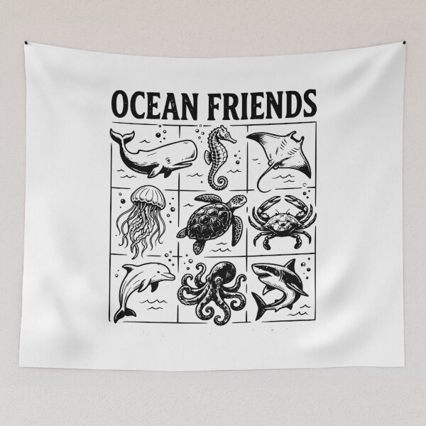 Item preview, Ocean Friends Design, Cute Sea Animal Gift, Underwater Classroom designed and sold by AsturShop.