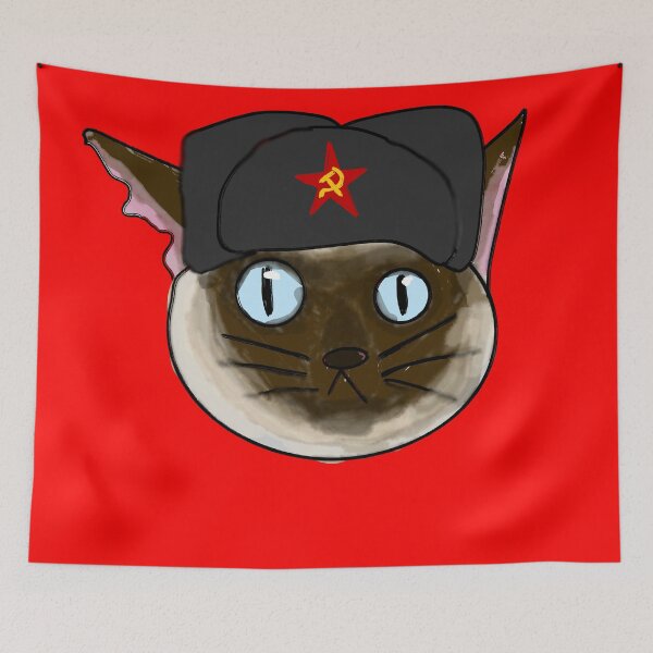 Item preview, Soviet cat siamese designed and sold by ComradeScar.