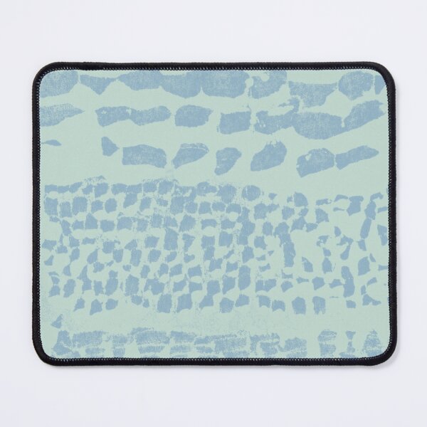 Item preview, Three Grains Textured Monoprint - Mint + Sky designed and sold by Irene Estelle.