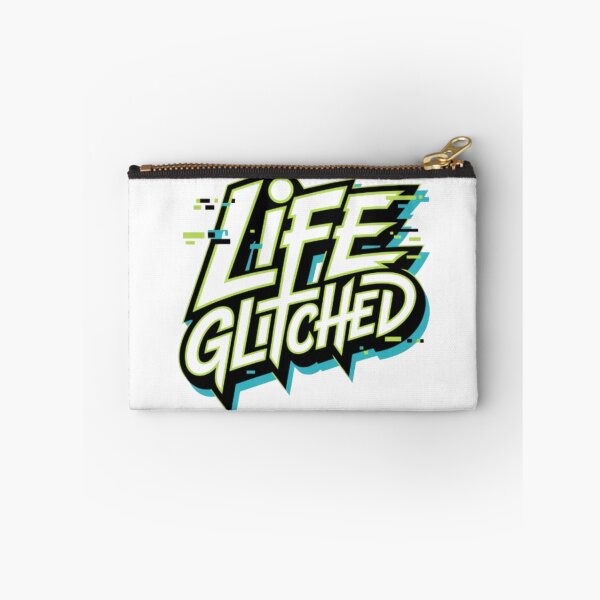 Item preview, Life Glitched: Bold Graffiti Glitch Logo designed and sold by NewUSShop.