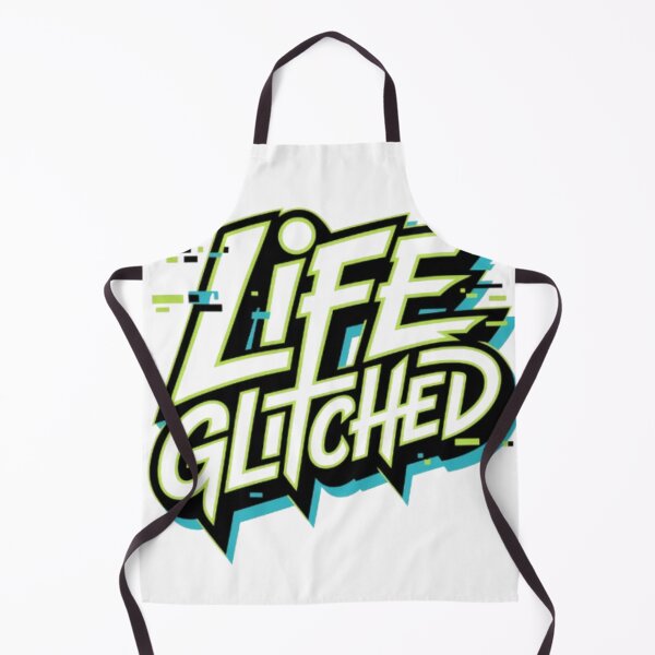 Item preview, Life Glitched: Bold Graffiti Glitch Logo designed and sold by NewUSShop.