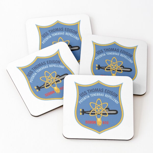 Item preview, USS Thomas Edison (SSBN 610) Submarine Official Patch designed and sold by CharlieDesings.
