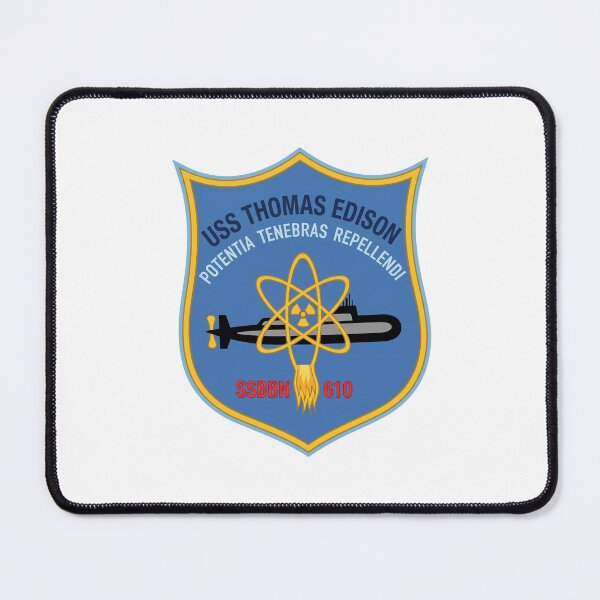 Item preview, USS Thomas Edison (SSBN 610) Submarine Official Patch designed and sold by CharlieDesings.