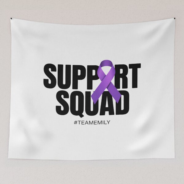 Item preview, Cancer Support Squad Pancreatic Support Cancer Pancreatic Purple Ribbon designed and sold by TyraYoung.