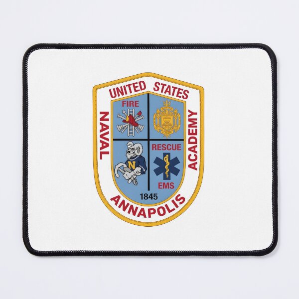 Item preview, United States Naval Academy Annapolis Fire Rescue EMS Official Seal designed and sold by CharlieDesings.
