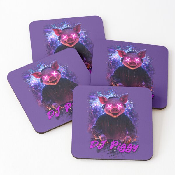 Item preview, DJ Piggy designed and sold by KreativeCrow.