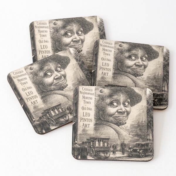 Item preview, San Jose Street Mural - Vintage Urban Life Illustration designed and sold by leonardopintos.