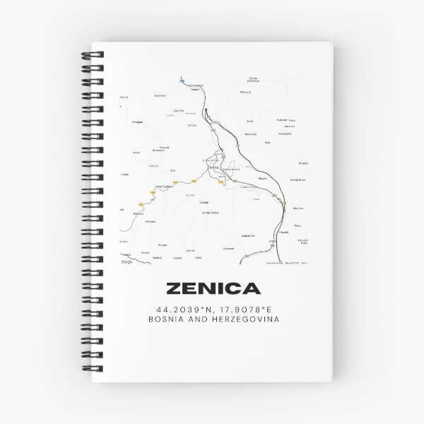 Item preview, Zenica Bosnia Minimalist Map Poster | Stylish City Map Art designed and sold by RM-Journey.