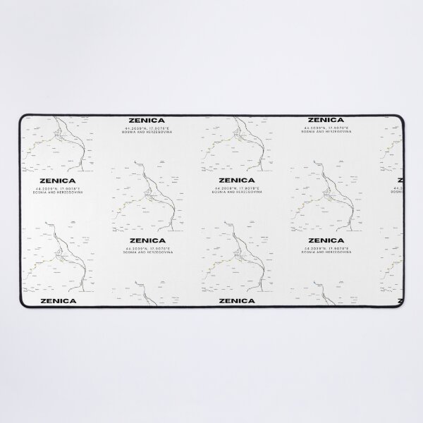 Item preview, Zenica Bosnia Minimalist Map Poster | Stylish City Map Art designed and sold by RM-Journey.