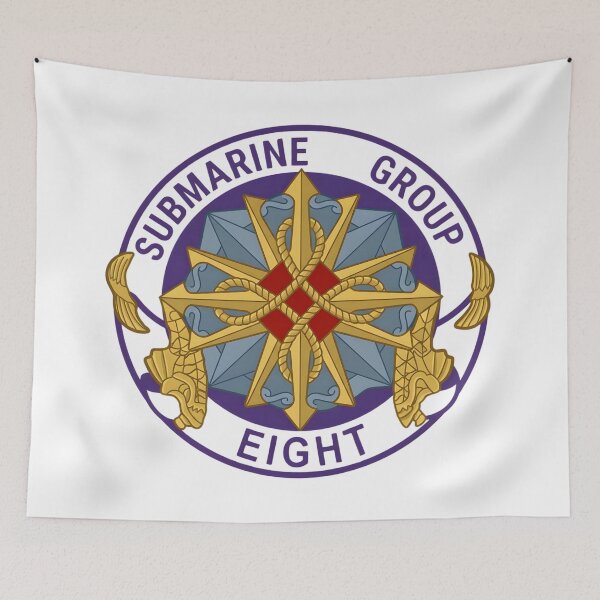 Item preview, Official Emblem of US Navy Submarine Group Eight (SUBGRU 8) designed and sold by CharlieDesings.