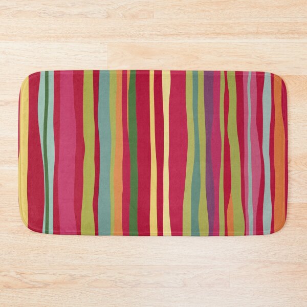 Item preview, Retro Wavy Stripes Colorful Abstract Pattern Vintage 70s Inspired Lines designed and sold by trajeado14.