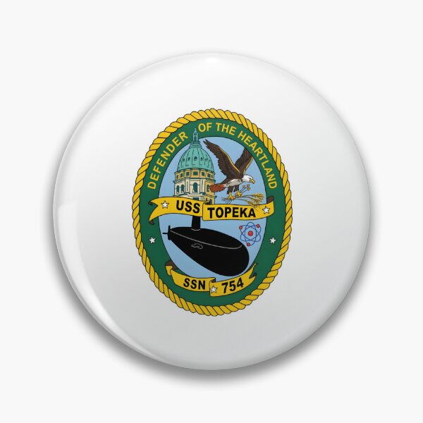 Item preview, Official Ship Seal of USS Topeka (SSN 754) designed and sold by CharlieDesings.