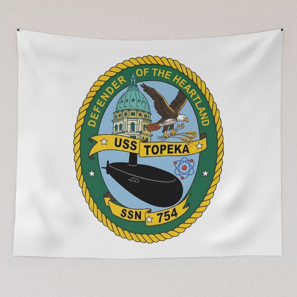 Item preview, Official Ship Seal of USS Topeka (SSN 754) designed and sold by CharlieDesings.
