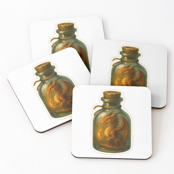Item preview, Dragon Inside Glass Bottle designed and sold by Yomere.