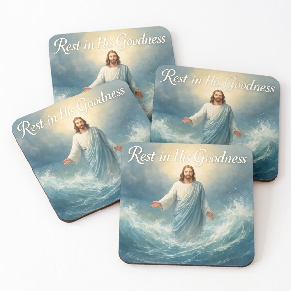 Item preview, Rest in His Goodness – Moroni 7:45 Faith in Christ Inspirational Art designed and sold by Darcy'sArtfortheHeart.