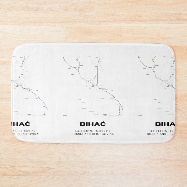 Item preview, Bihać Bosnia Minimalist Map Art | Nature-Inspired City Map Poster designed and sold by RM-Journey.
