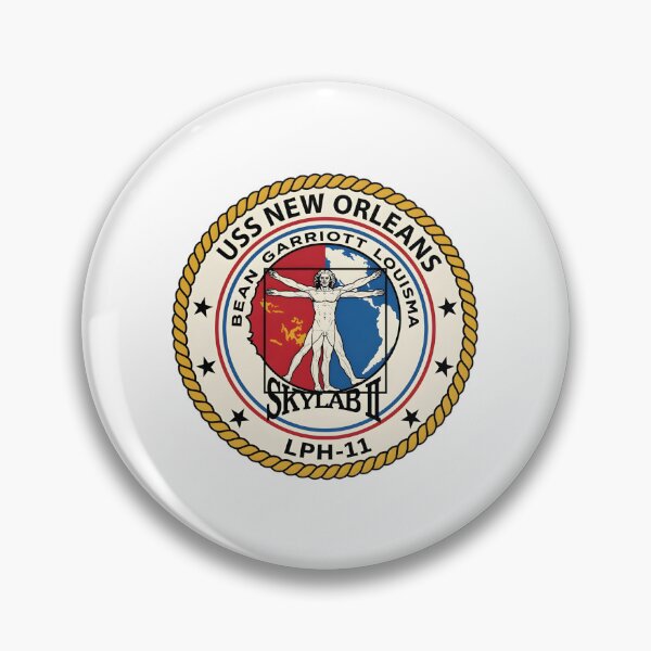 Item preview, USS New Orleans (LPH 11) Skylab II Recovery Mission Seal designed and sold by CharlieDesings.