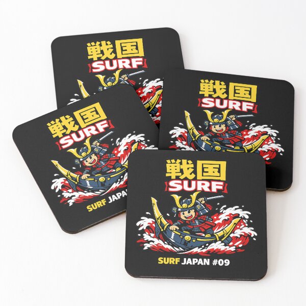 Item preview, Sengoku Surf – Japanese Surf Pop Art Funny Graphic Design designed and sold by maaameee.