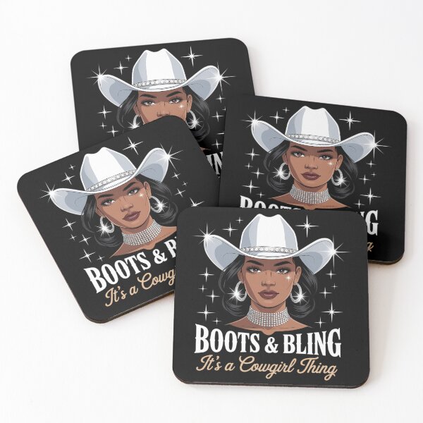 Item preview, Boots and Bling It's Cowgirl Thing Western Country Melanin designed and sold by TyraYoung.