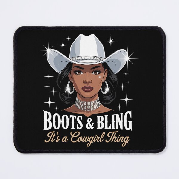 Item preview, Boots and Bling It's Cowgirl Thing Western Country Melanin designed and sold by TyraYoung.