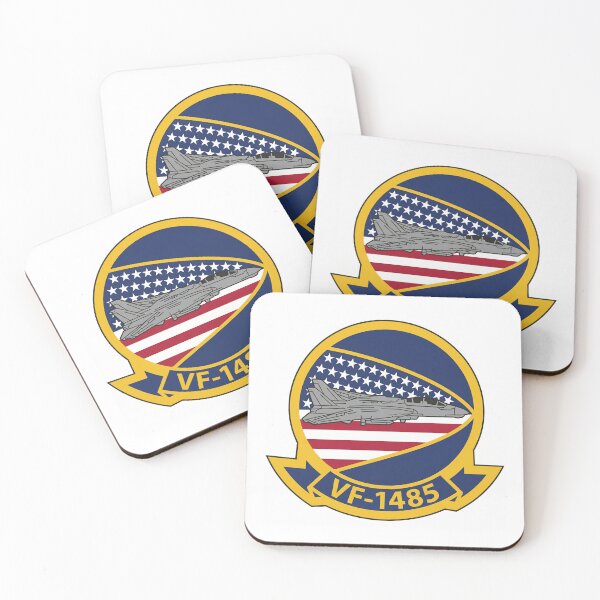 Item preview, U.S. Navy VF-1485 Fighter Squadron Military Patch designed and sold by CharlieDesings.