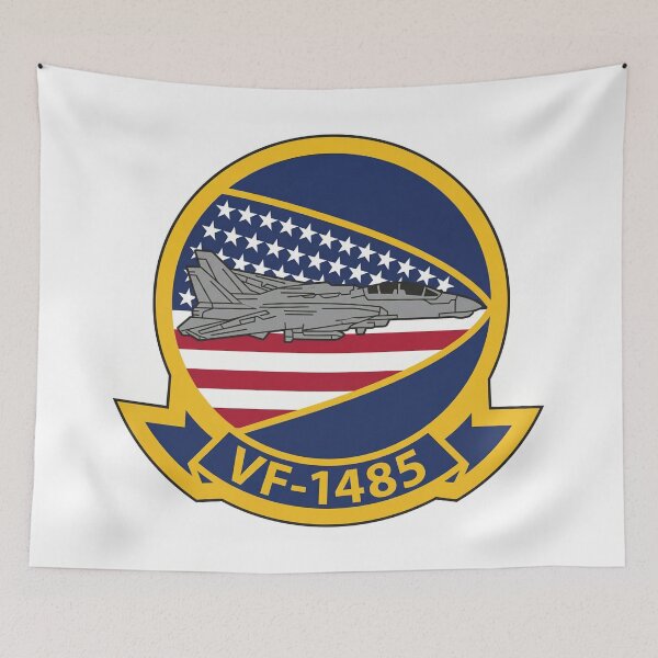 Item preview, U.S. Navy VF-1485 Fighter Squadron Military Patch designed and sold by CharlieDesings.