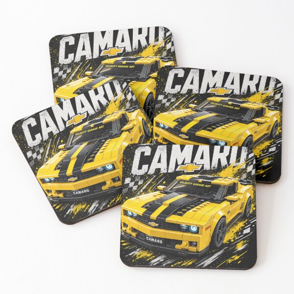 Item preview, Yellow LEGO Camaro Speed Design | Velocity Garage Art Street Racing Tee designed and sold by VelocityGarage.