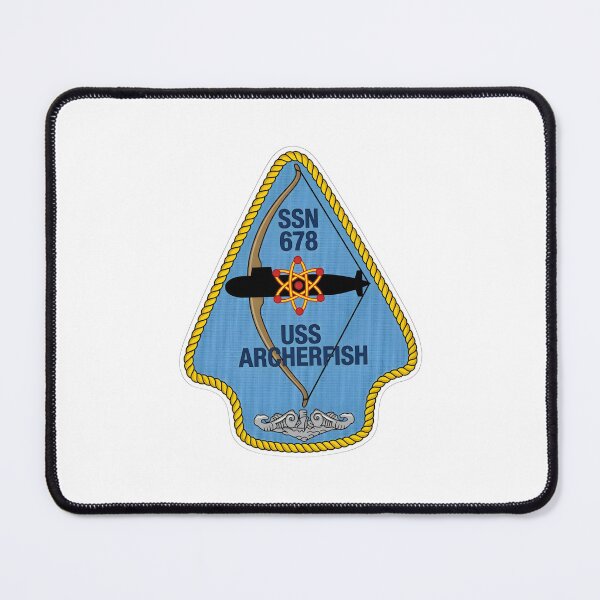 Item preview, USS Archerfish SSN-678 Submarine Naval Emblem designed and sold by CharlieDesings.