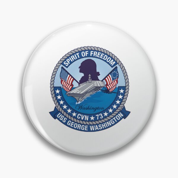 Item preview, USS George Washington CVN-73 "Spirit of Freedom" Naval Emblem designed and sold by CharlieDesings.