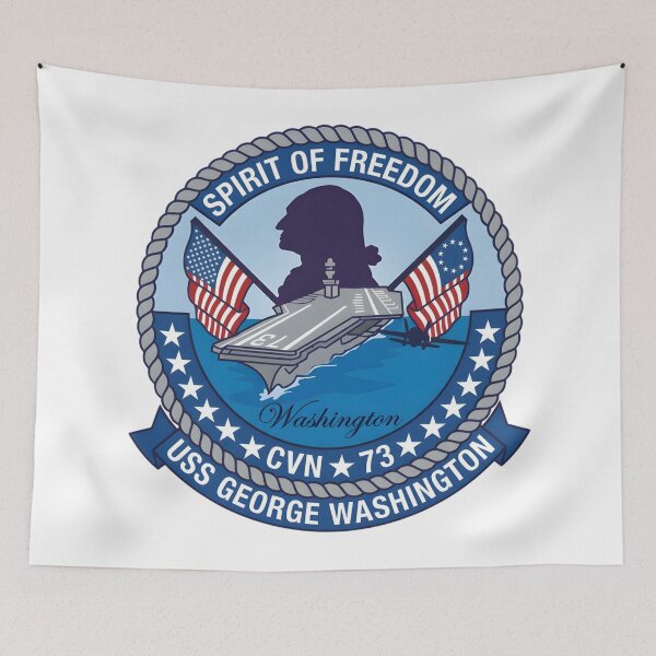 Item preview, USS George Washington CVN-73 "Spirit of Freedom" Naval Emblem designed and sold by CharlieDesings.