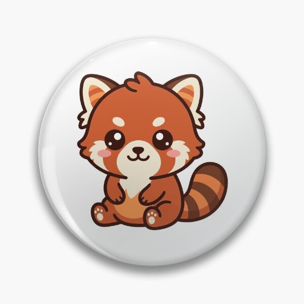 Item preview, Adorable Red Panda Kawaii Chibi Art designed and sold by mikergolama.