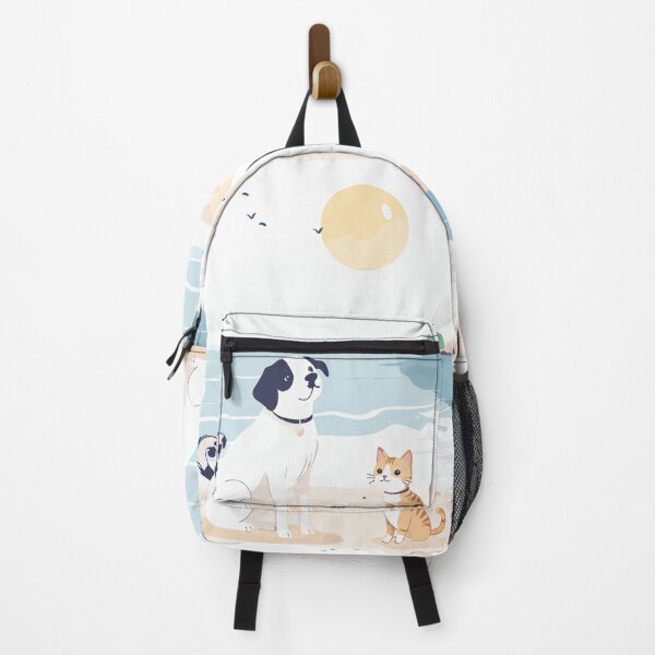 Item preview, Happy Kawaii Dog and Cat Under Sun designed and sold by BestChoiceService.