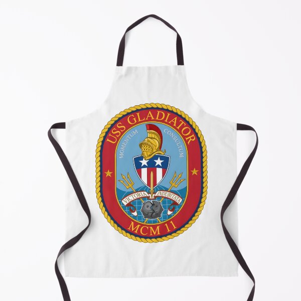 Item preview, USS Gladiator MCM-11 Mine Countermeasures Ship Emblem designed and sold by CharlieDesings.