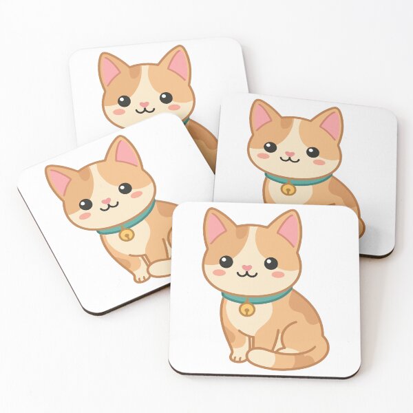 Item preview, Kawaii Orange Tabby Cat with Bell designed and sold by mikergolama.