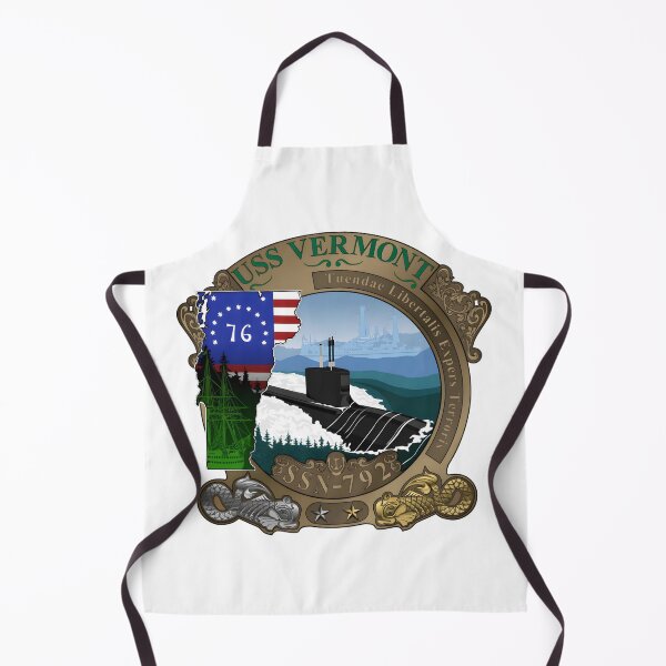 Item preview, USS Vermont SSN-792 Virginia-class Submarine Emblem designed and sold by CharlieDesings.