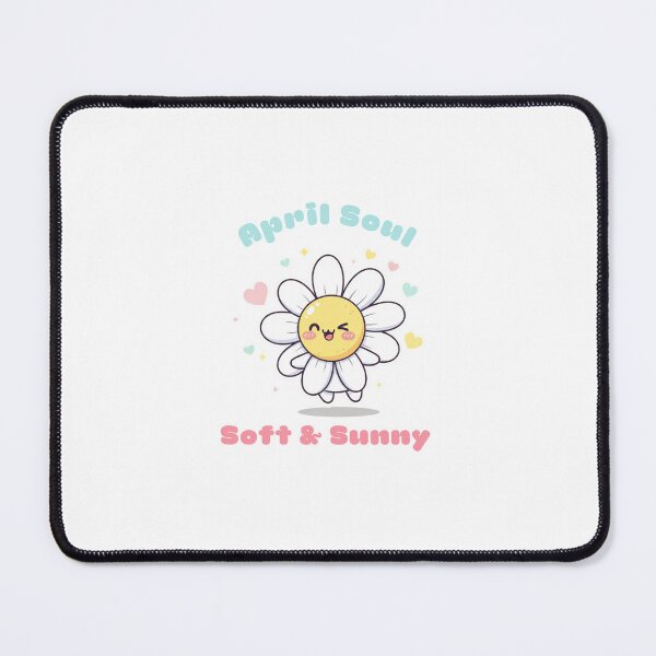 Item preview, Cute Kawaii Pastel Daisy Flower Character - April Birthday Baby designed and sold by Tiny Zoom.