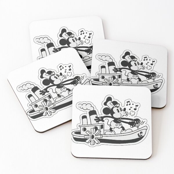 Artikelvorschau, Steamboat Willie, eine Vintage-Zeichentrickmaus aus dem Jahr 1928 – Klassische Retro-Animation entworfen und verkauft von Armaan209.
