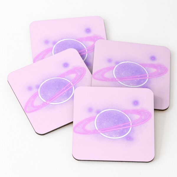 Item preview, Neon Pink Planet | Dreamy Galaxy Space Aesthetic designed and sold by Rawafi Art Studio.