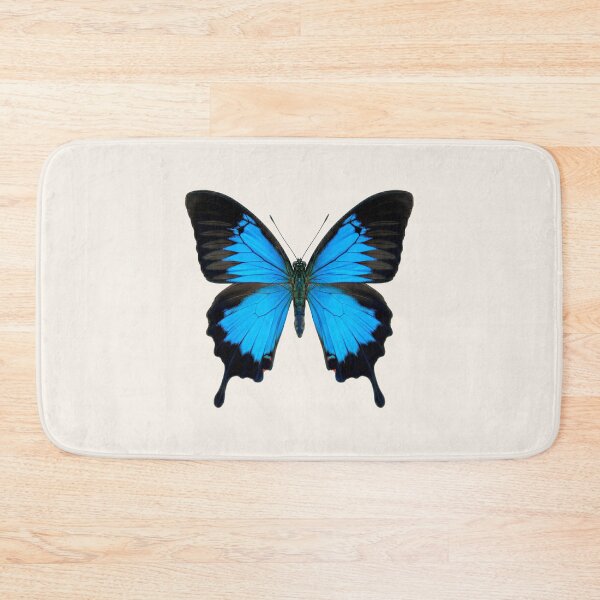 Item preview, Electric Blue Swallowtail / Grand Papillon Bleu designed and sold by FrancophileFun.