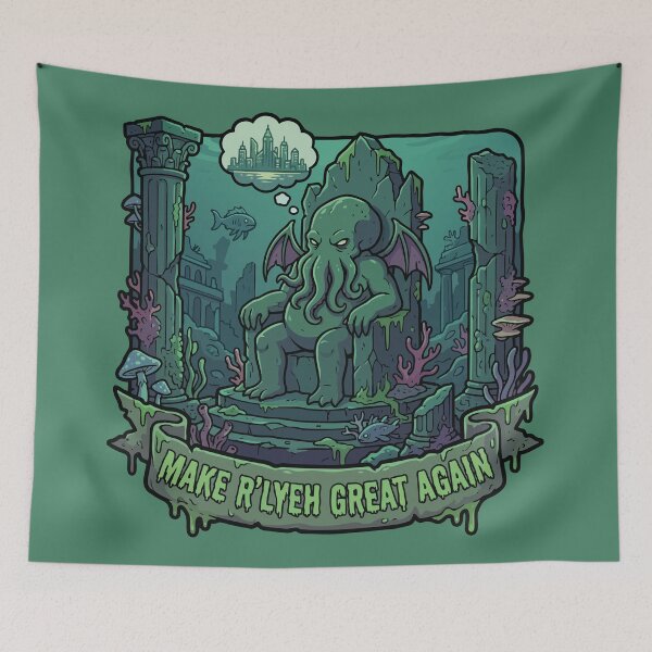 Item preview, Make Cthulhu's R'lyeh Great Again designed and sold by tigrootiger.