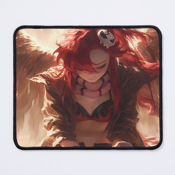 Item preview, Yoko Littner Gurren Lagann Red Hair Wings Warm Light designed and sold by earlobejerk.
