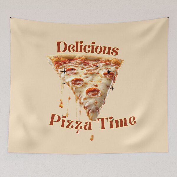 Item preview, Delicious Pizza Time - Realistic Pepperoni Slice Graphic designed and sold by PriyaMagic.