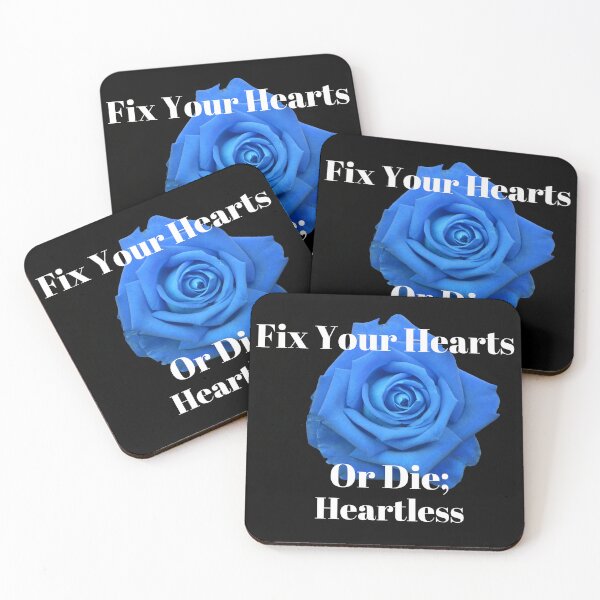 Item preview, Fix Your Hearts or Die Twin Peaks Blue Rose designed and sold by Lunations by Real Nature Magic.