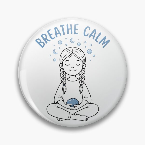 Item preview, Breathe Calm Stickers and more designed and sold by Mandayartstudio.