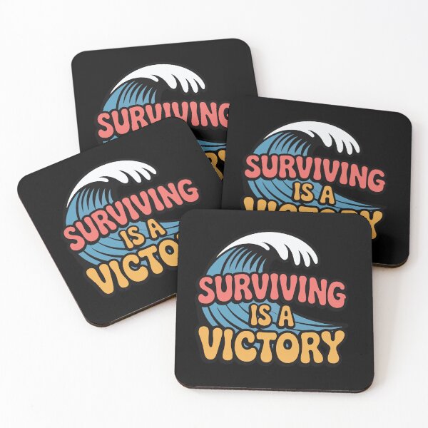 Item preview, Still Here Storm – Survivor Strength Mental Health Recovery Motivation designed and sold by ُEldalal-Design.