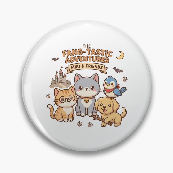 Item preview, Miki & Friends Fun Adventures Playful Animal Team Graphic designed and sold by mikergolama.