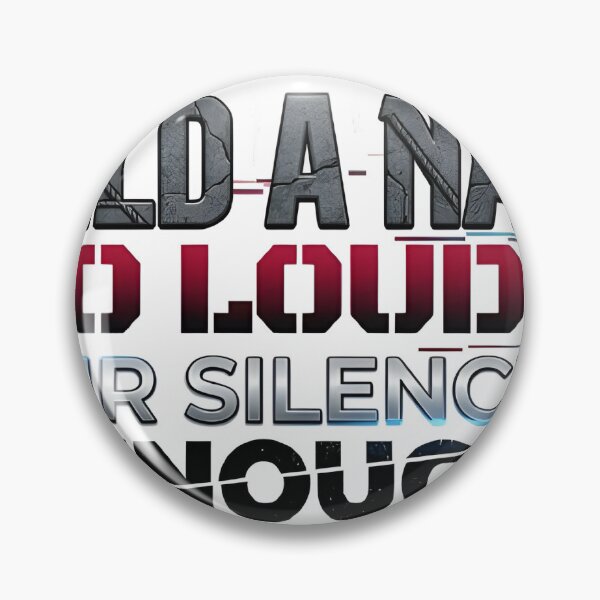 Item preview, Build A Name So Loud Your Silence Is Enough - Hardcore Streetwear Quote Sticker designed and sold by StickoStore.